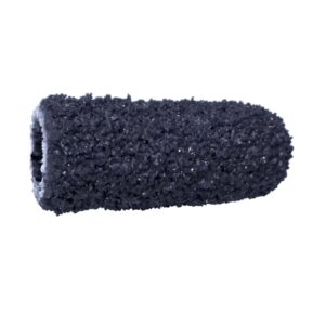 Cappucci abrasivi  Ø 5 mm conici 10 pz grana grossa